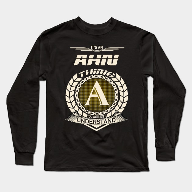 Ahn Long Sleeve T-Shirt by GrimdraksJokes